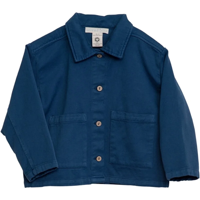 New Autumn And Winter Styles Serendipity Sapphire Casual Shirt Jacket