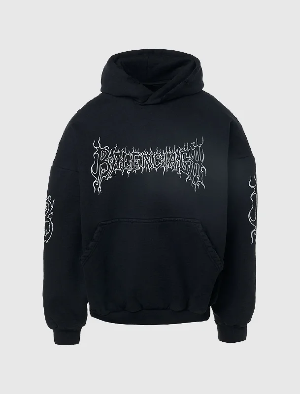Printing decoration ROUND HOODIE