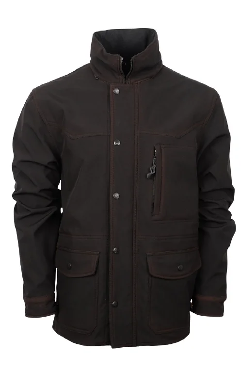 Simple Style STS Ranchwear Womens Brazos Enzyme Black Polyester Softshell Jacket