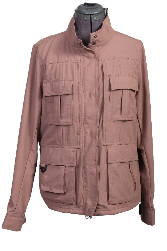 High-end Design Scully Womens Toffee Nylon Multi-Pocket Jacket
