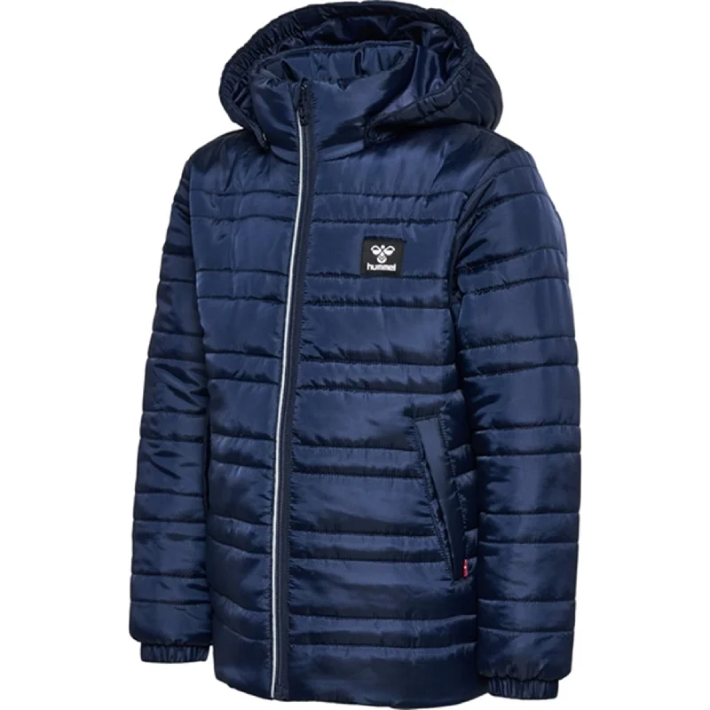 Warm and substantial Hummel Jacket Bilbo Tex Black Iris