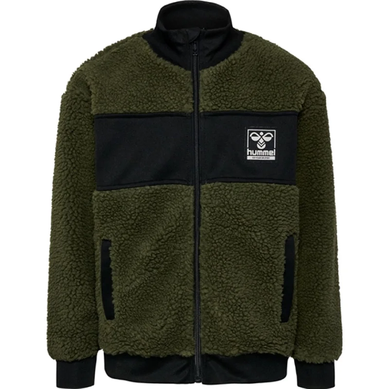 French Style Hummel Olive Night Evan Zip Jacket
