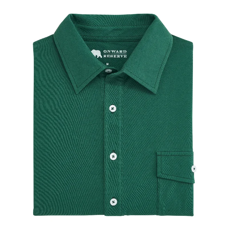 Urban Chic Old School Polo - Posy Green