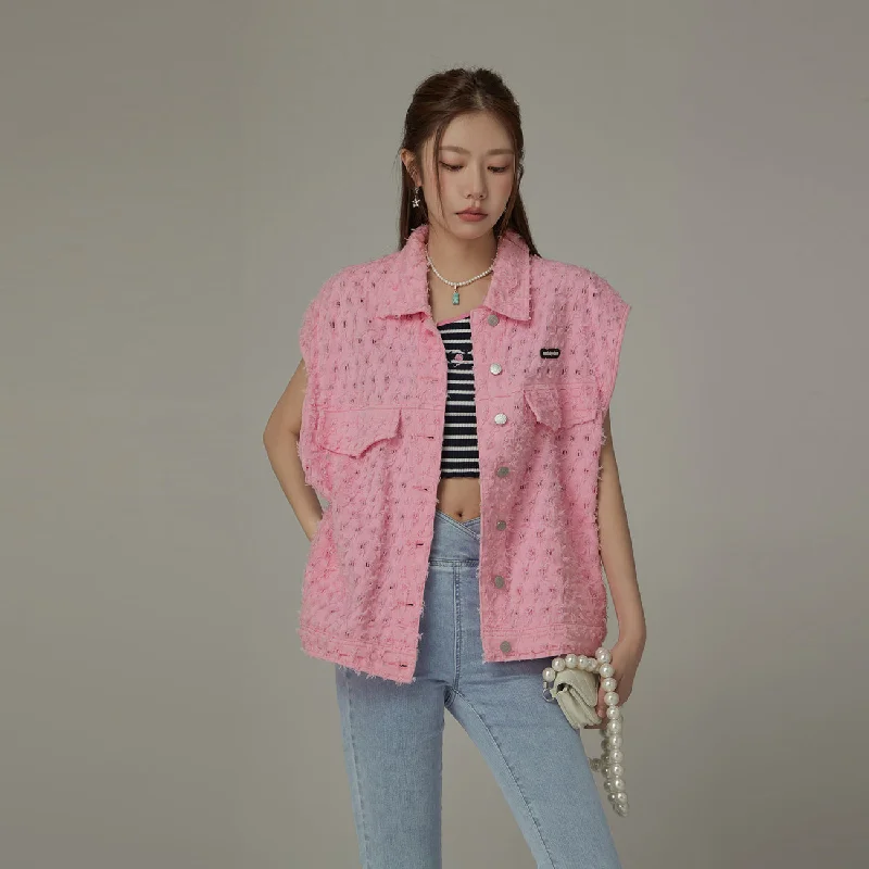 Fashionable And Fashionable Loose Fit Vest Jacket