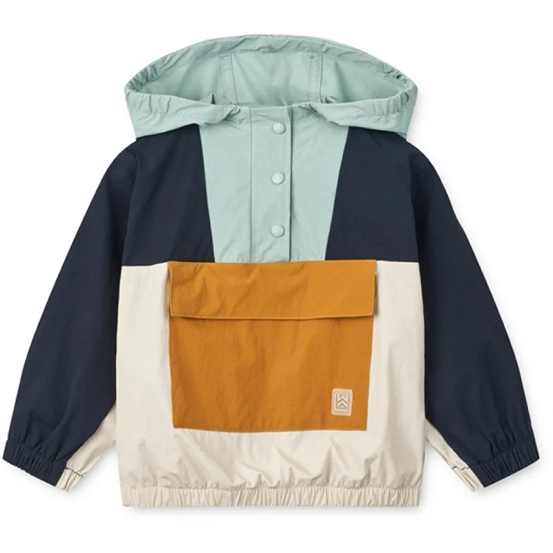 Trends Liewood Classic Navy Multi Mix Mone Windbreaker Jacket