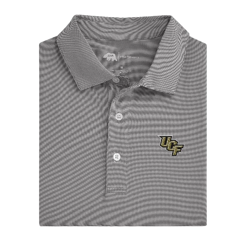 Street Letter Style Hairline Stripe UCF Performance Polo