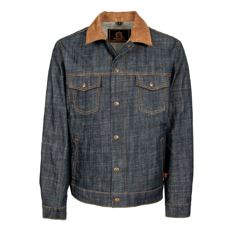 Luxury Style STS Ranchwear Caffrey Ladies 100% Cotton Jacket Classic Denim