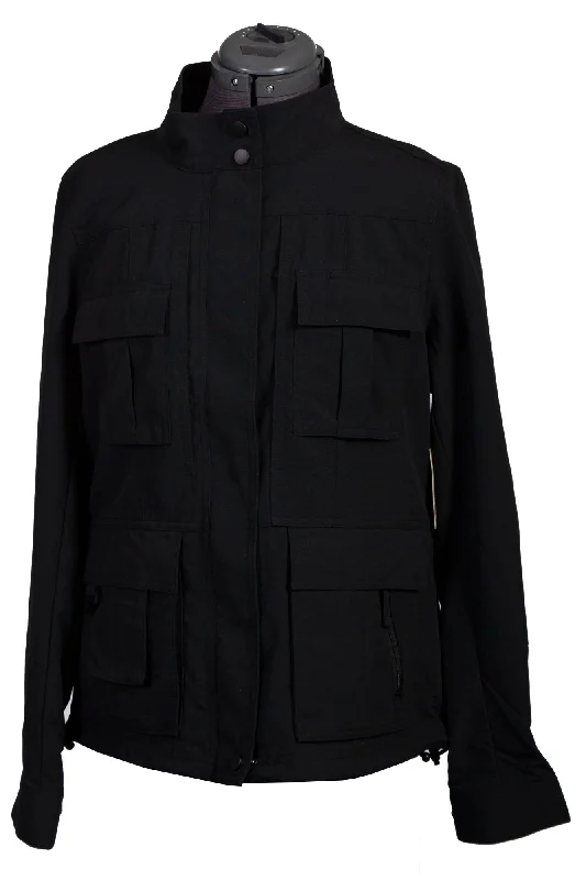 Sweet Breath Scully Womens Black Nylon Multi-Pocket Jacket