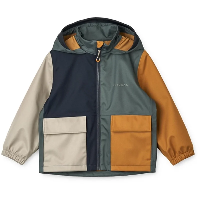 Summer Comfort Liewood Whale Blue Multi Mix Aron Jacket