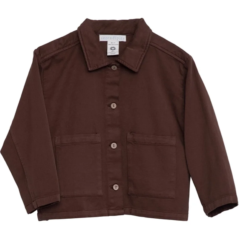 Urban Sense Serendipity Chocolate Casual Shirt Jacket