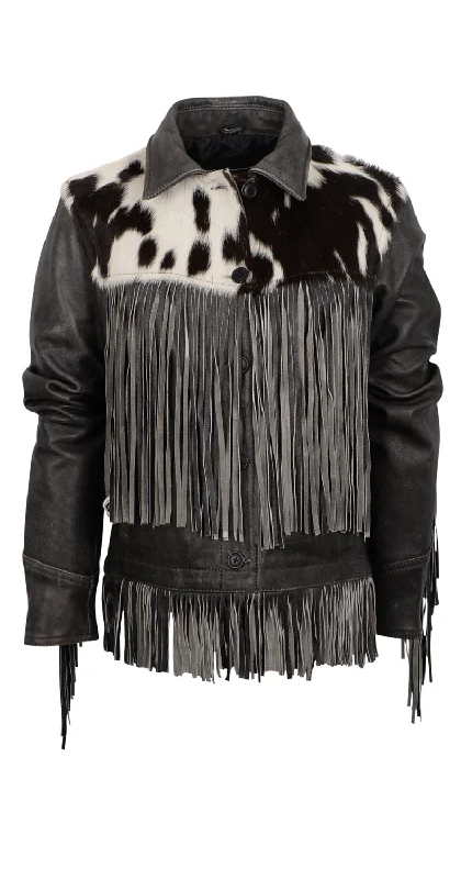 Versatile Items STS Ranchwear Womens Frontier Blackstone/Cowhide Leather Leather Jacket
