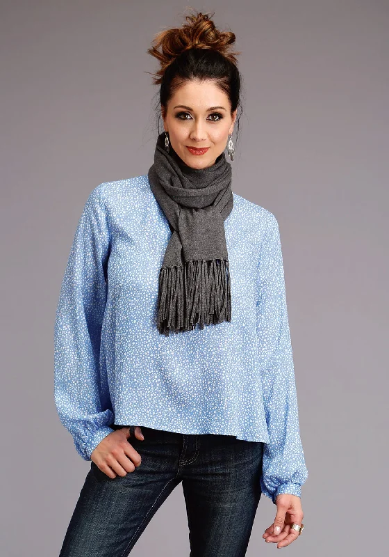 Fashion Selection Stetson Womens Heathered Grey Rayon Sweater Scarf