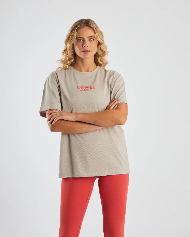Warm Comfort Rory Tee Warm Stone