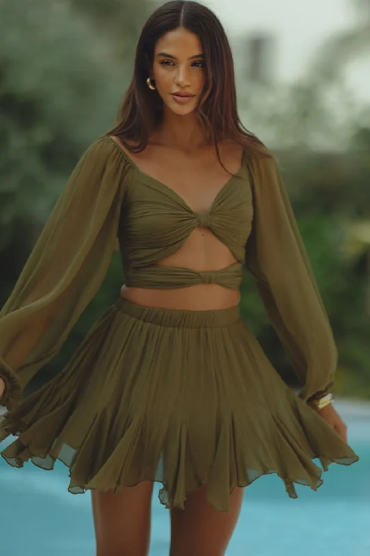 Street Sports Style SUXIA SET - OLIVE GREEN