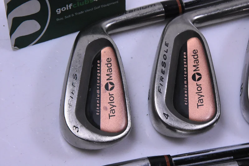 Personalized Wear Taylormade Firesole Irons / 3-PW / Regular Flex Taylormade Rifle 80 Shafts