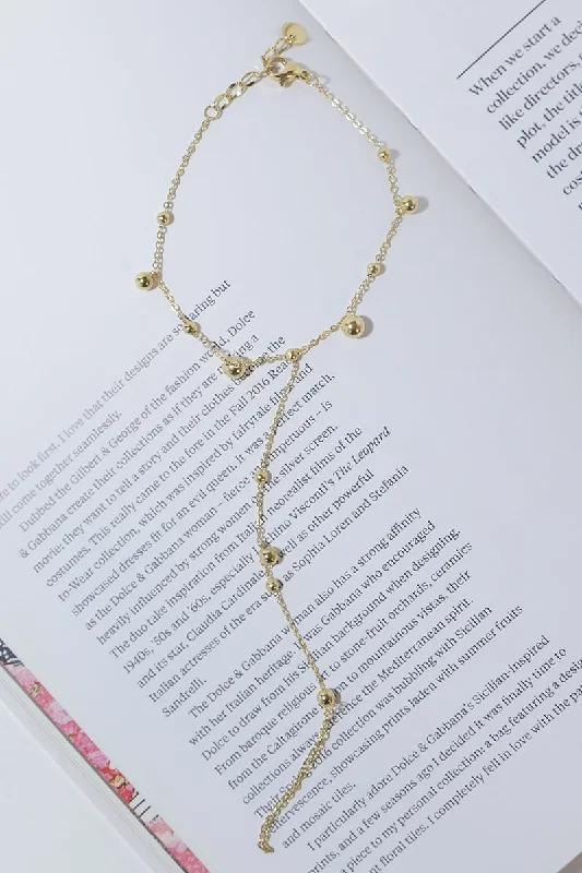 Fashionable and casual GOLD PLATED SPARKS BRACELET
