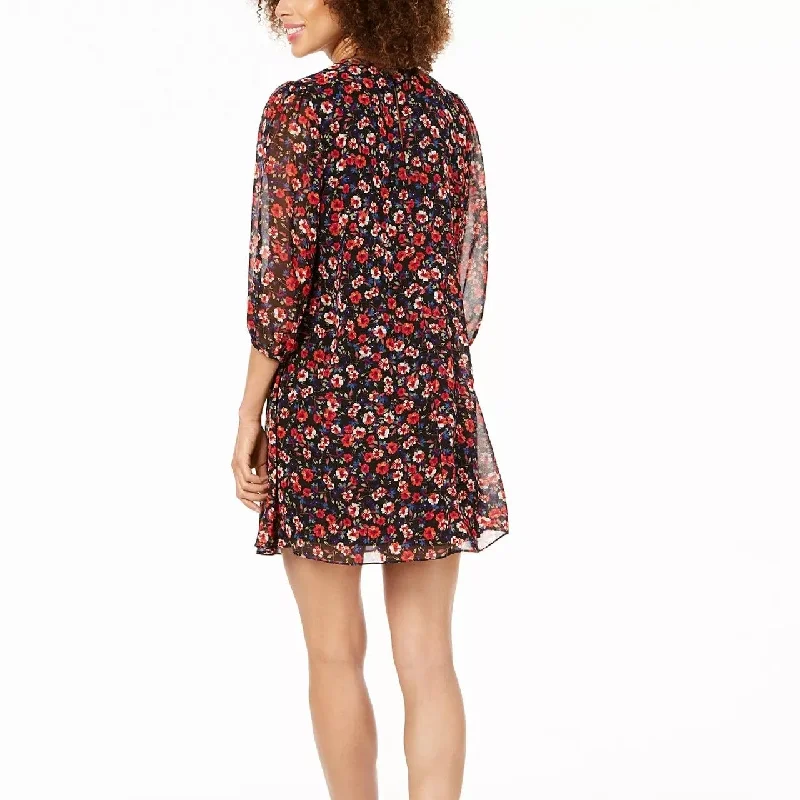 Boutique Recommendation Calvin Klein Women's Printed Shift Dress Black Size 2