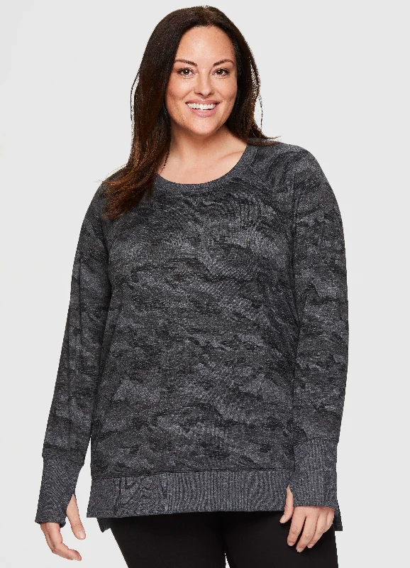Fashion Concept Plus Prime Ready To Roll Camo Sweatshirt