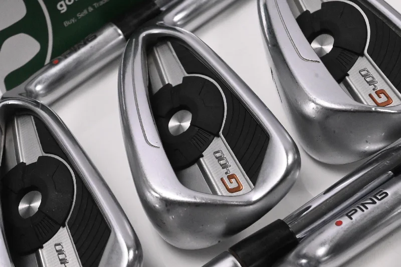 Breezy Style Ping G400 Irons / 5-PW / Red Dot / Regular Flex Ping AMT 2.0 Shafts