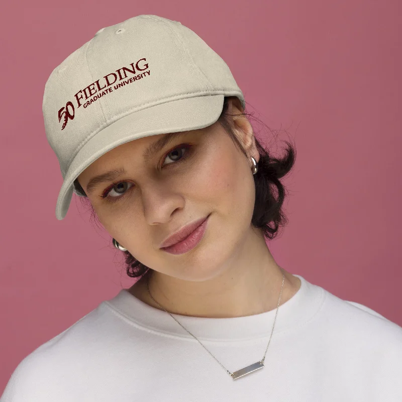 Dynamic Fashion Organic Classic Hat - Merlot Logo | 50th Anniversary