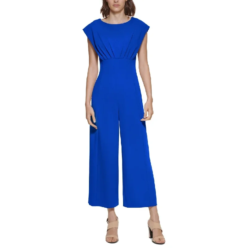 Basic Version Calvin Klein Women's Cap Sleeve Jumpsuit Blue Size 2
