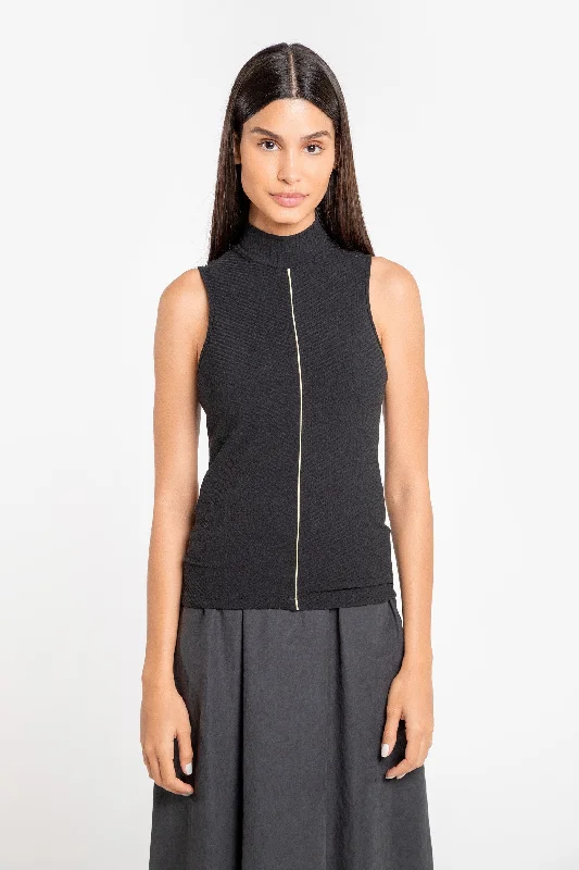 Elegant Tailoring Minimal Lines Tank
