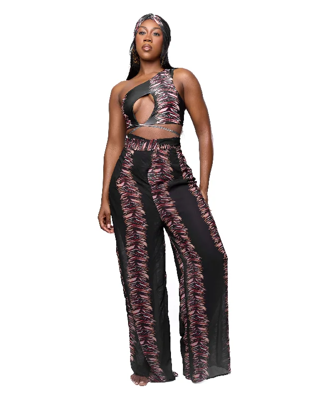 Independent design Lacey Asymmetrical Wrap Pants
