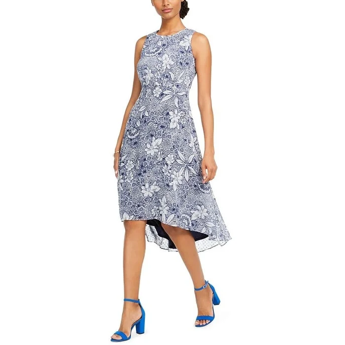 Street Sports Shoes Taylor Women's MIDI Dress Blue Size 8