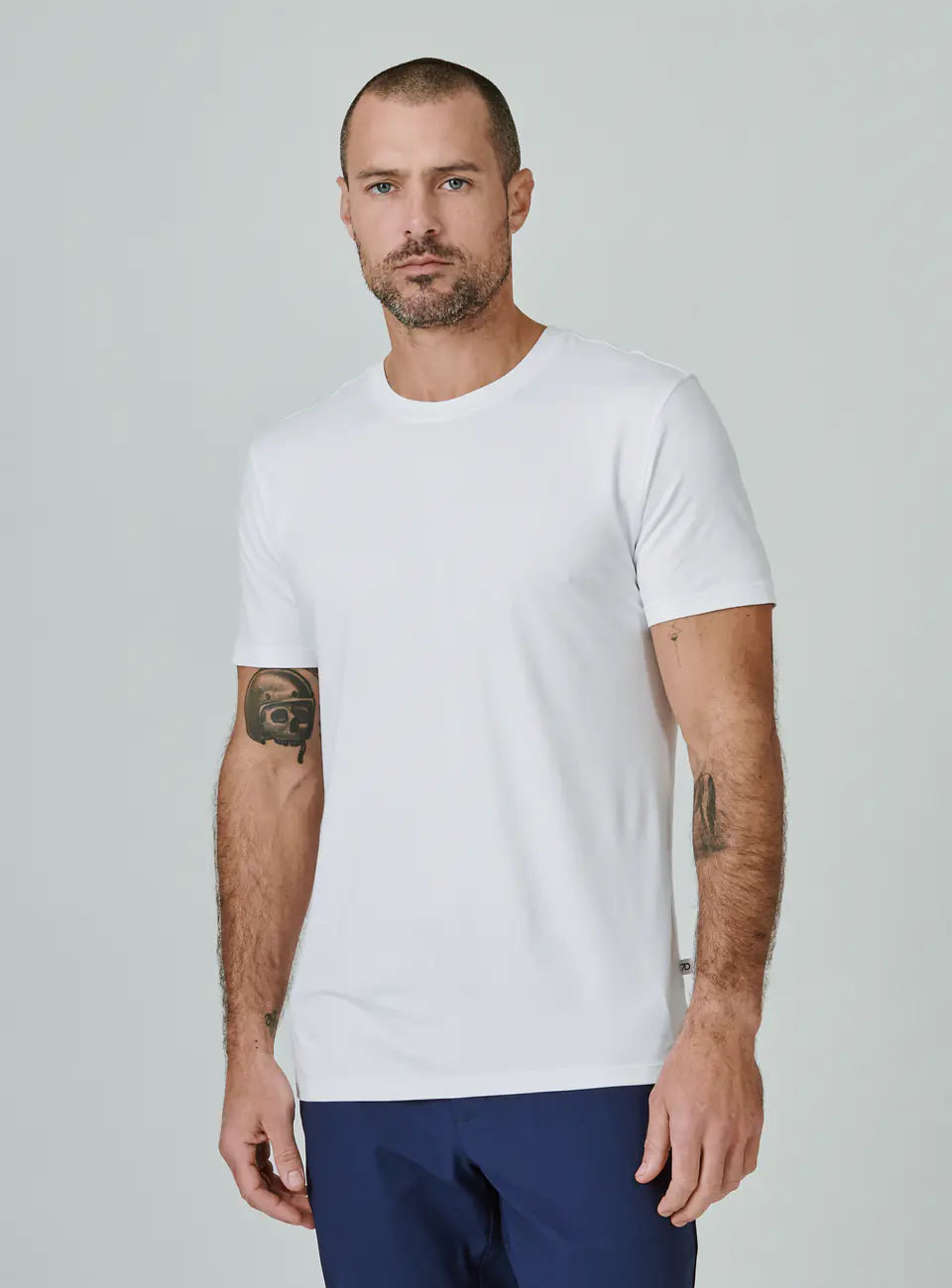 Easygoing Style Core Crew Neck Tee | White