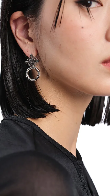 Knitted Design Future Darkness Earrings