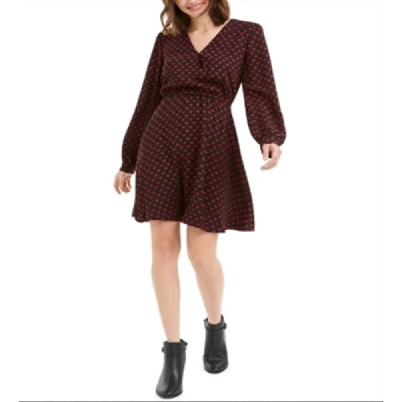 Minimal Classic Maison Jules Women's Printed Fit Flare Dress Black Size Medium