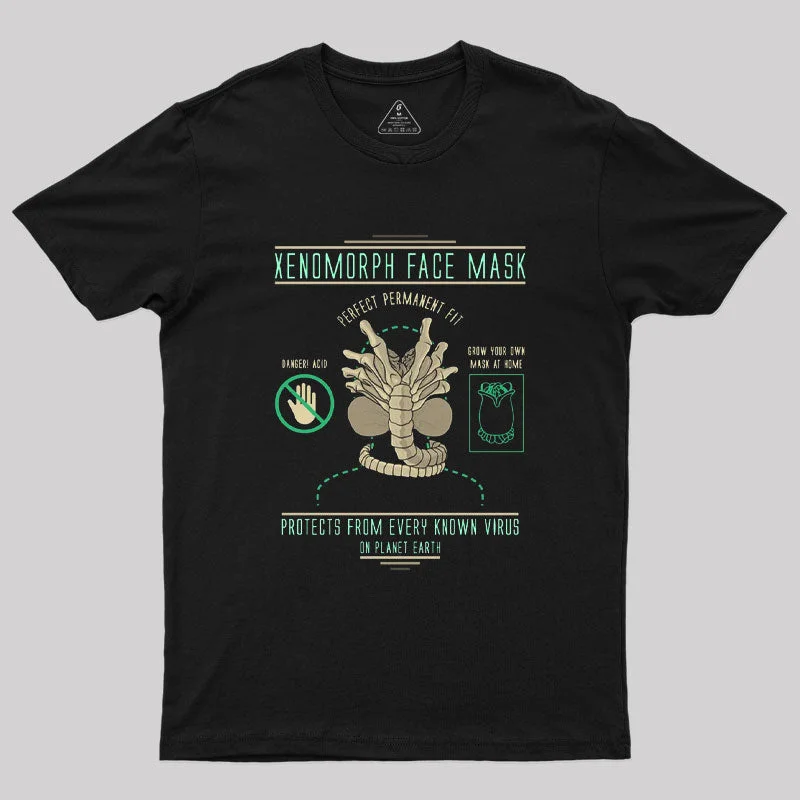 Unique prints Xenomorph Mask T-Shirt
