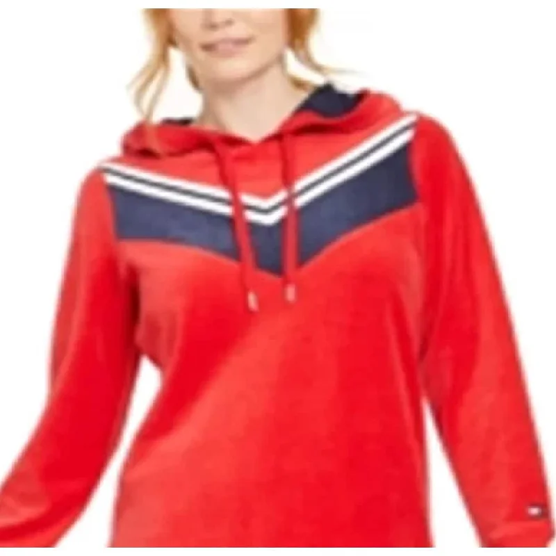 Spiritual Vitality Tommy Hilfiger Women's Sport Velour Varsity Chevron Dress Red Size X-Large Spiritual Vitality Tommy Hilfiger Women's Sport Velour Varsity Chevron Dress Red Size X-Large