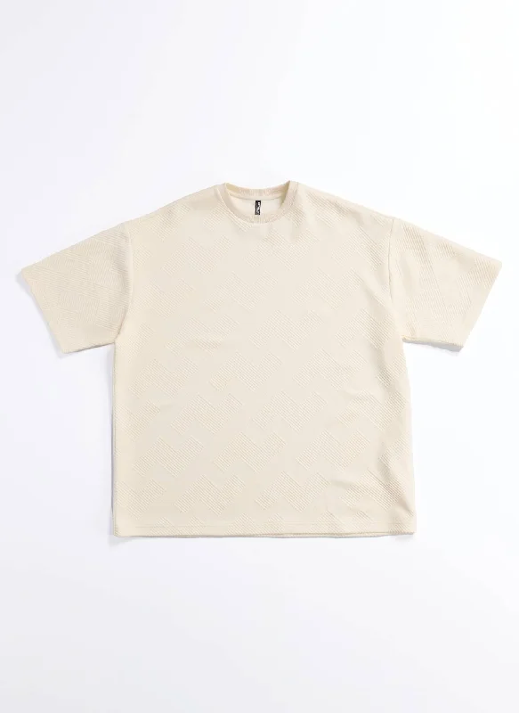 Style Design Polyester Spandex Jacquard Tee