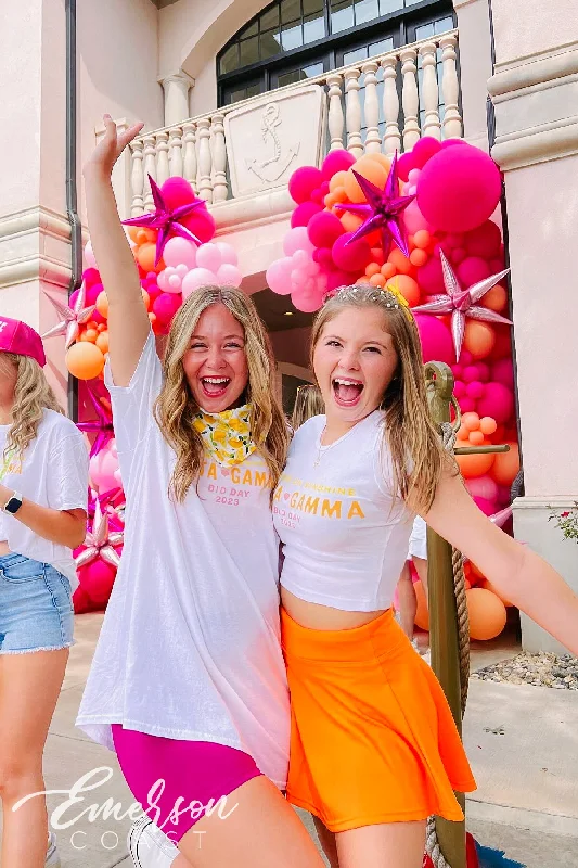 Fashionable Ease Delta Gamma Walking On Sunshine Bid Day Tee