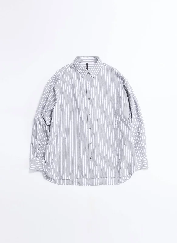Street Casual Style Cotton Seersuckers Classic Collar Shirt