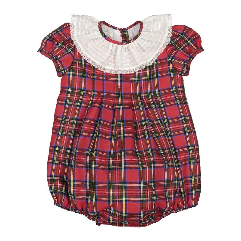 Personalized print Sal & Pimenta Christmas Magic Tartan Romper