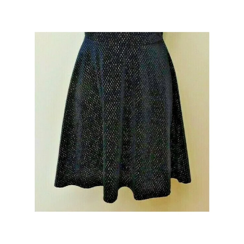 Light Comfort Rosie Harlow Women's Embellished Sleeveless Halter Short Fit Flare Dress Navy Size Xx-Large