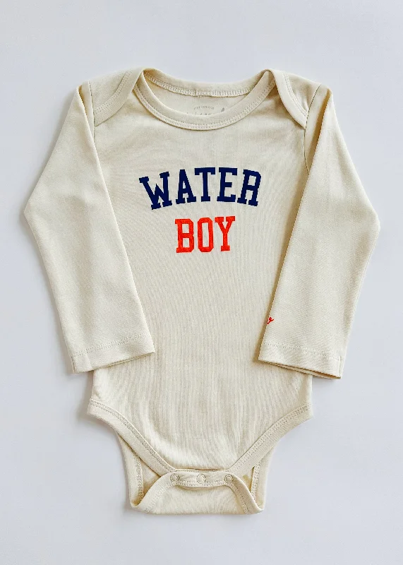 Cozy Sweaters Water Boy Long Sleeve Onesie - Natural