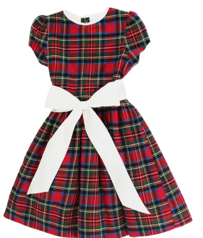 Round neck design Bailey Boys Wales Tartan Dress