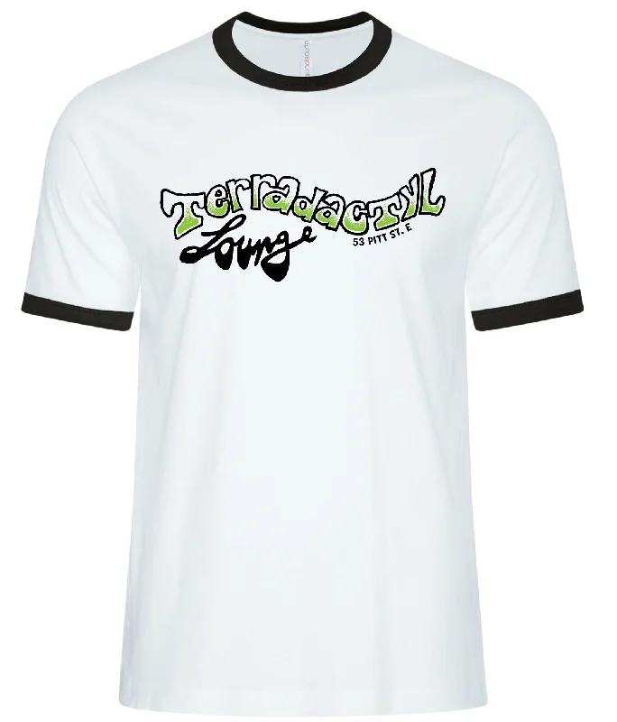 Retro Design Terradactyl Lounge Ringer T-Shirt