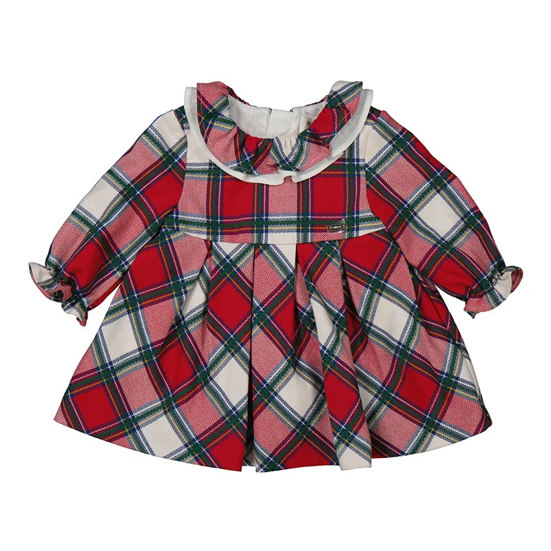 Sports Fashion Mayoral Plaid Dress in Red