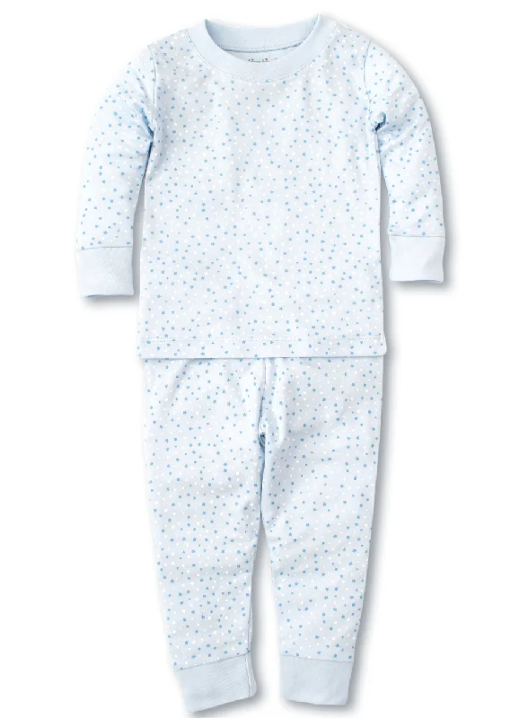 Advanced Design Kissy Kissy Snug Pajama Set in Blue Superstars