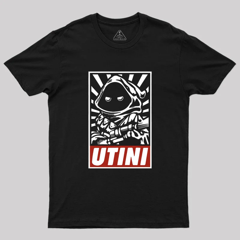 Printed pattern Utini Movie Wars Geek T-Shirt