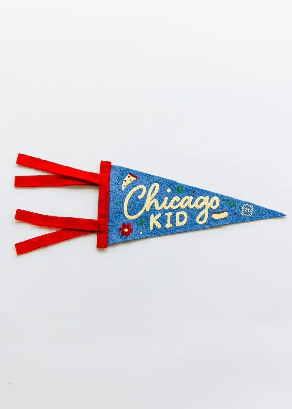 Stand-up collar design Chicago Kid Pennant
