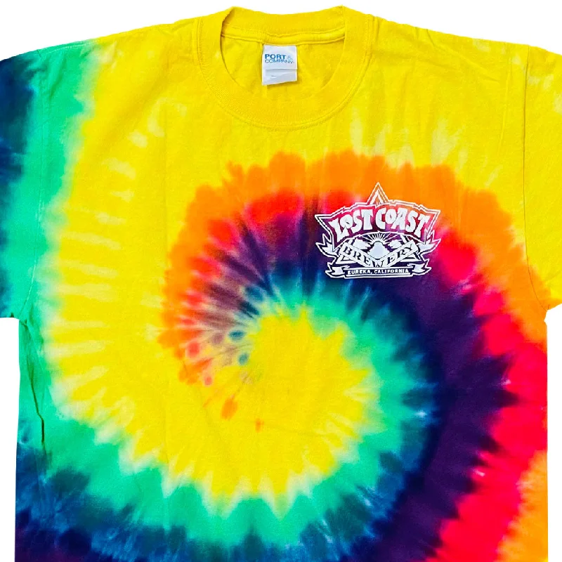 Exquisite Design Tie-Dye Lost Coast Brewery T-Shirt