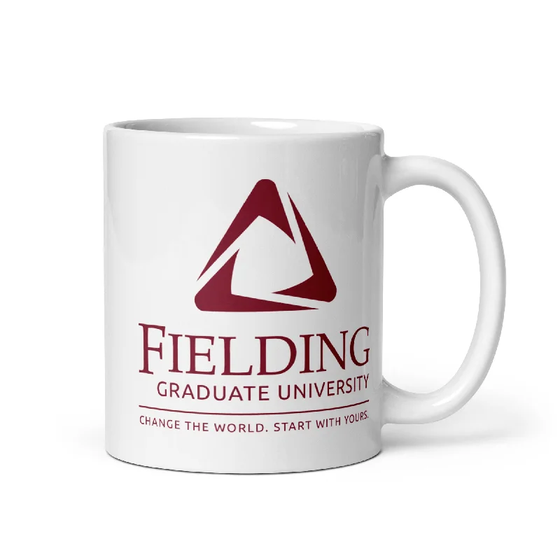 Carefree Coffee Mug - 11 oz. White Glossy | Fielding Logo