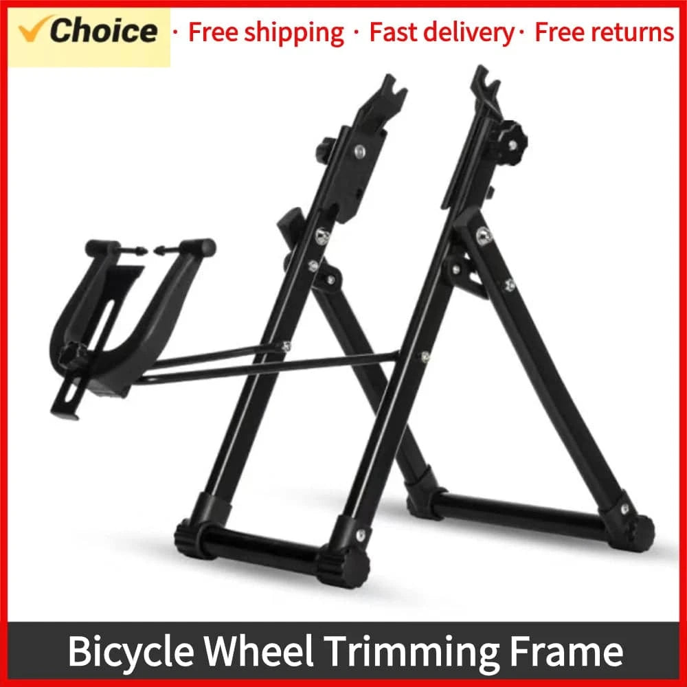 American Style Bicycle Wheel Trimming Frame Foldable Mountain Bike Wheel Correction Table Road Bicycle Repairing Home Machinery Repairing Tool