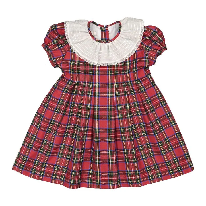 High-quality fabrics Sal & Pimenta Christmas Magic Tartan Dress