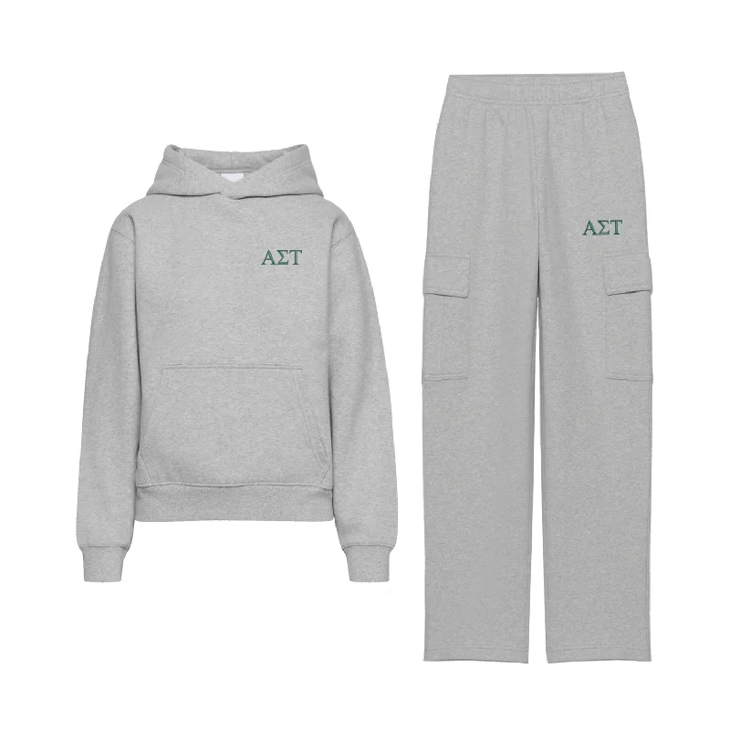 Youthful Alpha Sigma Tau Fave Fit Hoodie & Cargo Pant Set
